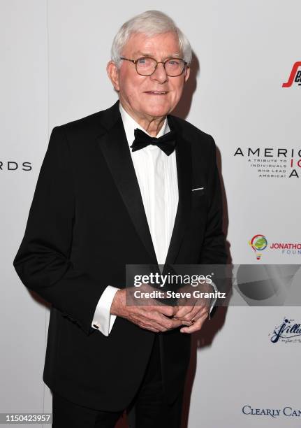 Phil Donahue arrives at the American Icon Awards at the Beverly Wilshire Four Seasons Hotel on May 19, 2019 in Beverly Hills, California.