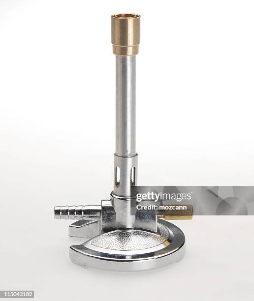 bunsen burner - bunsen burner stockfoto's en -beelden