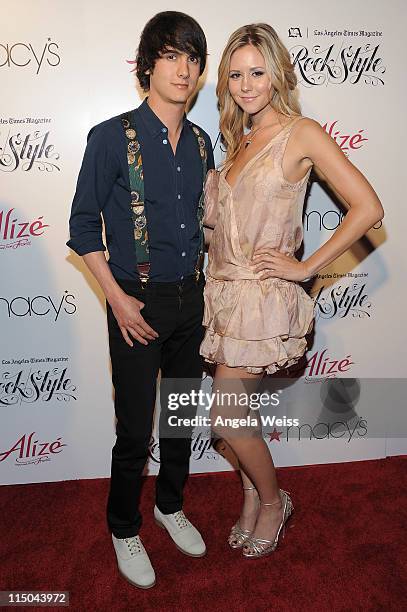 Chad Rogers and Amanda Sobocinski arrive at LA, Los Angeles Times Magazine's "Rock/Style" Celebration of Music and Fashion at the Roosevelt Hotel on...