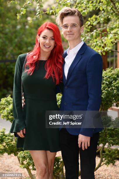 Dianne Buswell and Joe Sugg attend the RHS Chelsea Flower Show 2019 press day at Chelsea Flower Show on May 20, 2019 in London, England.