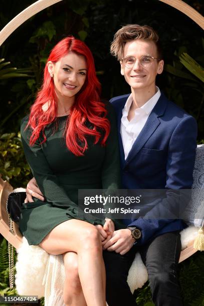 Dianne Buswell and Joe Sugg attend the RHS Chelsea Flower Show 2019 press day at Chelsea Flower Show on May 20, 2019 in London, England.