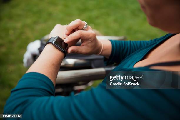 tracking my personal best - pedometer stock pictures, royalty-free photos & images