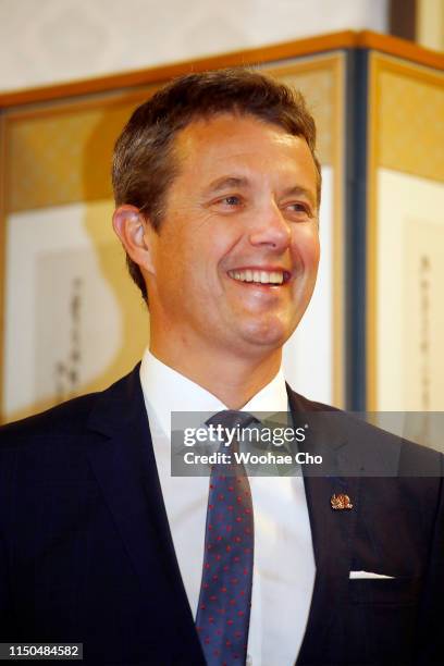 Crown Prince Frederik attends Banquet hosted by South Korean Prime Minister Lee Nak-yeon on May 20, 2019 at the prime minister's official residence...