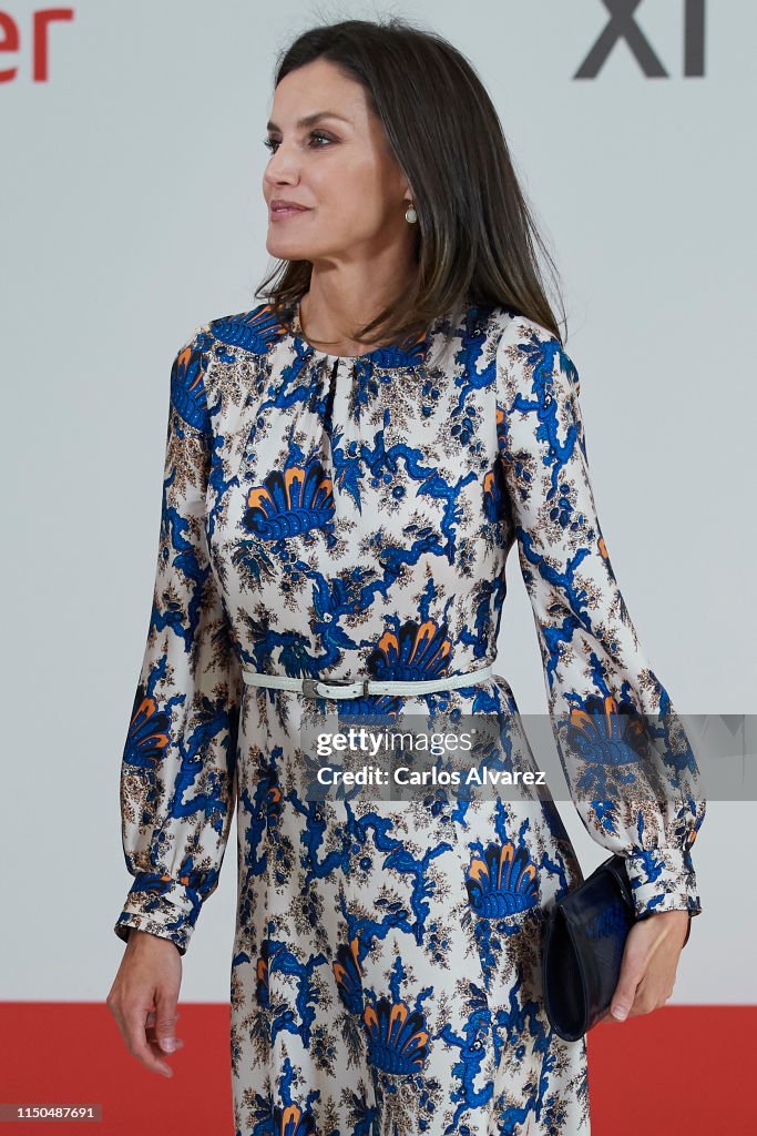 Queen Letizia Of Spain Attends 'Proyectos Sociales De Banco Santander' Awards