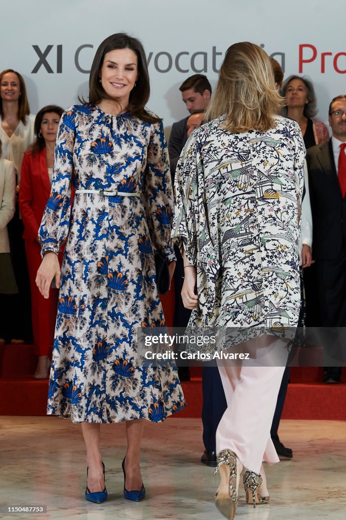 Queen Letizia Of Spain Attends 'Proyectos Sociales De Banco Santander' Awards