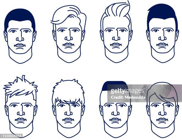Man Hairstyle High-Res Vector Graphic - Getty Images