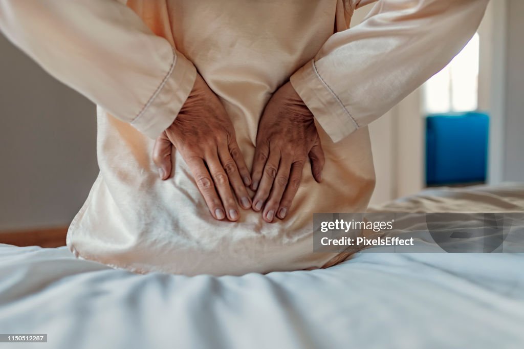 Female lower back pain