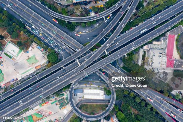 overpass - guangzhou stock pictures, royalty-free photos & images