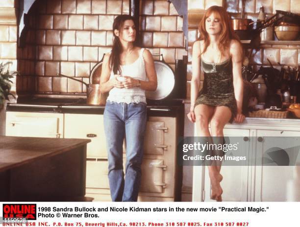 Sandra Bullock and Nicole Kidman star in the new movie "Practical Magic."