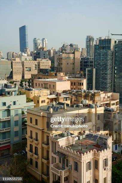 beirut - view of downtown beirut stock pictures, royalty-free photos & images