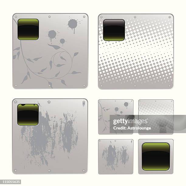 design elements - rust icon stock illustrations