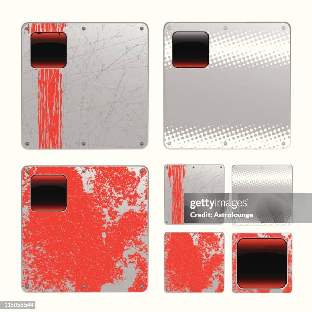 design elements - liquid chrome stock illustrations