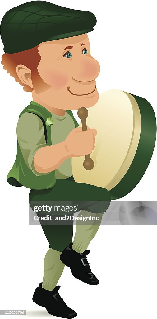 Bodhran player