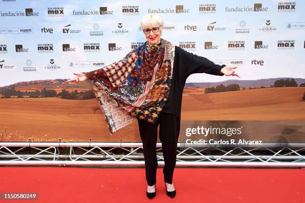 Concha Velasco attends the MAX 2019 awards at the Calderon Theater on May 20, 2019 in Valladolid, Spain.