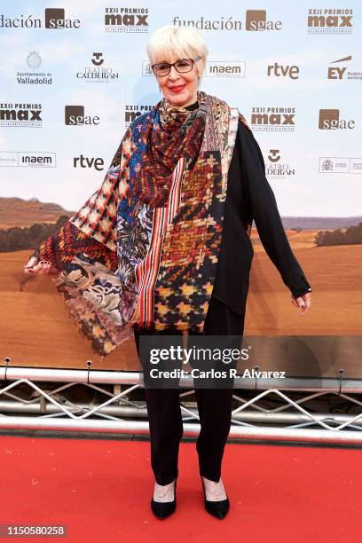 Concha Velasco attends the MAX 2019 awards at the Calderon Theater on May 20, 2019 in Valladolid, Spain.