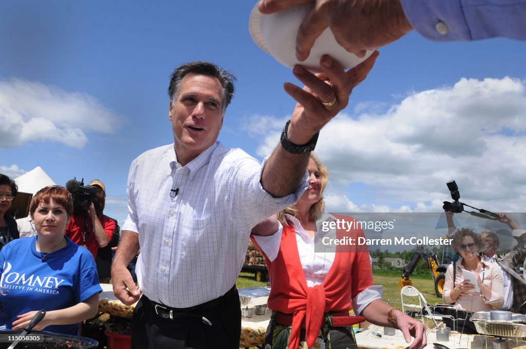 Mitt Romney Announces Candidacy For The Republican Presidential Nomination