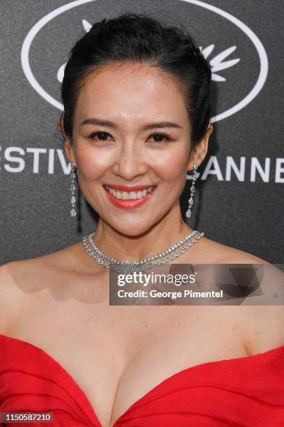 Zhang Ziyi attends the The Chopard Trophy event during the 72nd annual Cannes Film Festival on May 20, 2019 in Cannes, France.