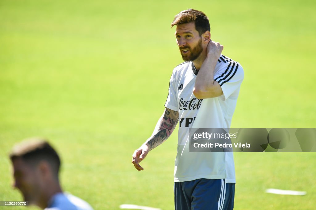 Argentina Press Conference & Training Session - Copa America Brazil 2019