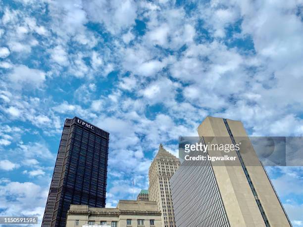 downtown pittsburgh - pittsburgh sky stock pictures, royalty-free photos & images