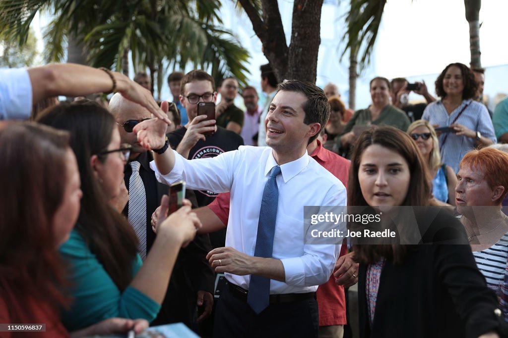 Presidential Candidate Pete Buttigieg Holds Grassroots Fundraiser In Miami