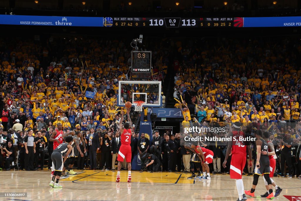 2019 Raptors Shot Kawhi Leonard of the Toronto Raptors shoots a foul shot in the final ...