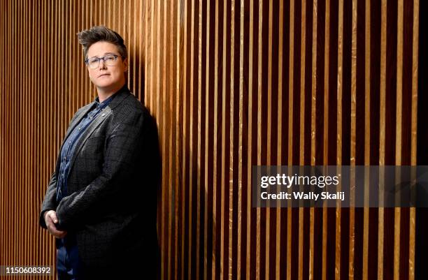 Comedian Hannah Gadsby is photographed for Los Angeles Times on April 23, 2019 in Los Angeles, California. PUBLISHED IMAGE. CREDIT MUST READ: Wally...