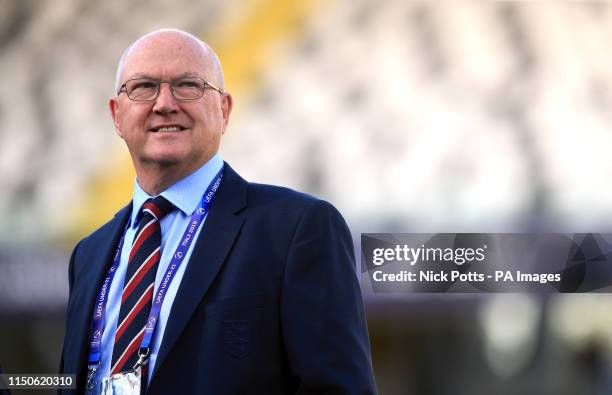 Technical director Les Reed before the UEFA European Under-21 Championship, Group C match at Dino Manuzzi, Cesena.