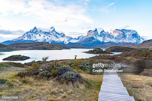 torres del paine national park, chile. (torres del paine national park) - explora park stock pictures, royalty-free photos & images