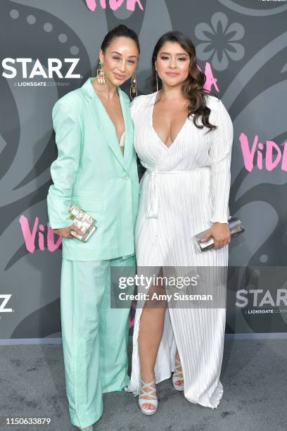 Cara Santana and Chelsea Rendon attend LA Premiere Of Starz' "VIDA" at Regal Downtown Theater on May 20, 2019 in Los Angeles, California.