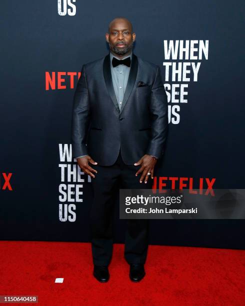 Antron McCray attends "When They See Us" World Premiere at The Apollo Theater on May 20, 2019 in New York City.