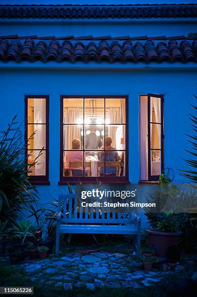 Dinner Out Window 4,821 House Window Outside Night Stock Photos, High-Res Pictures, and ...