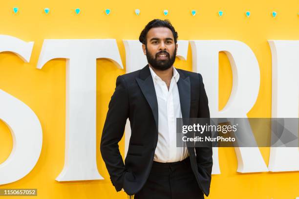 Himesh Patel attends the UK film premiere of 'Yesterday' at the Odeon Luxe, Leicester Square on 18 June, 2019 in London, England.