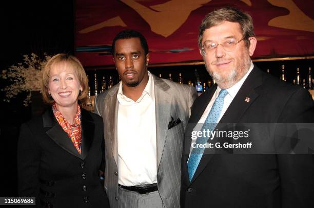 Musical Artist/Entrepreneur Sean "Diddy Combs", along with Chief Marketing Officer of Diageo, Debra Kelly Ennis and EVP Guy Smith , announces his...