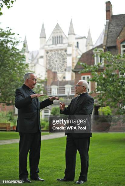 The Very Reverend Dr John Hall, outgoing Dean of Westminster and The Very Reverend Dr David Hoyle, who has been appointed the new Dean of...