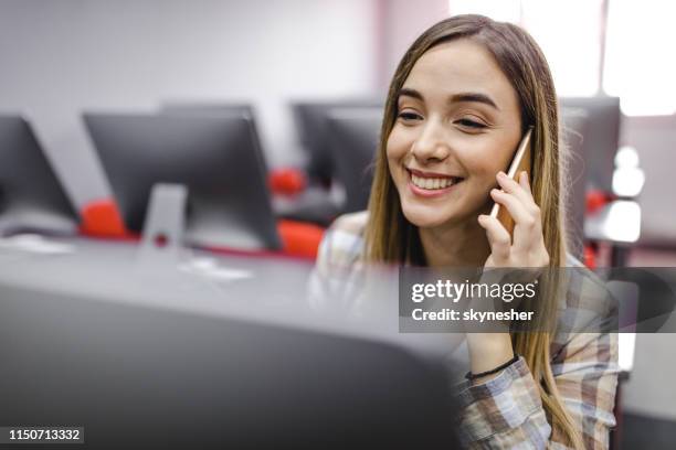 Computing Lab Female Student 4,883 Woman Computer Lab Stock Photos, High-Res Pictures, and Images ...