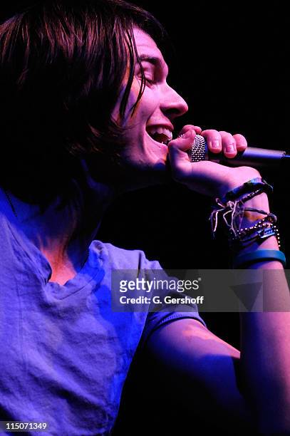 Lead singer William Beckett of The Academy Is... Performs at Roseland Ballroom on November 19, 2008 in New York City.