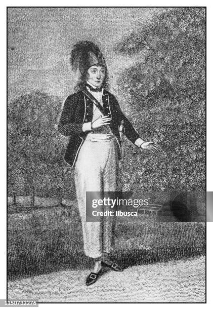 antique illustration: theatre performer - cross dressing stock illustrations
