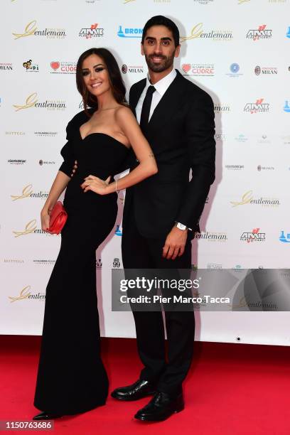 Giorgia Palmas and Filippo Magnini attend the Gentleman Prize event on May 20, 2019 in Milan, Italy.