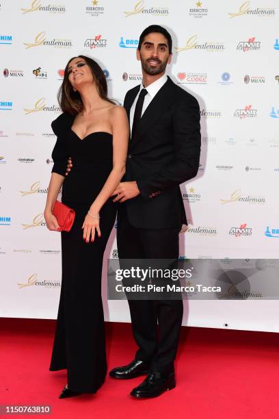 Giorgia Palmas and Filippo Magnini attend the Gentleman Prize event on May 20, 2019 in Milan, Italy.