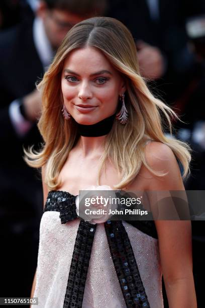 Margot Robbie attends the screening of "Once Upon A Time In Hollywood" during the 72nd annual Cannes Film Festival on May 21, 2019 in Cannes, France.