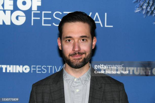 Alexis Ohanian attends The Wall Street Journal's Future Of Everything Festival at Spring Studios on May 21, 2019 in New York City.