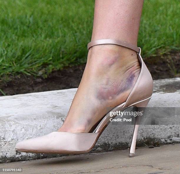 Princess Beatrice attends the wedding of Lady Gabriella Windsor and Thomas Kingston at St George's Chapel on May 18, 2019 in Windsor, England.