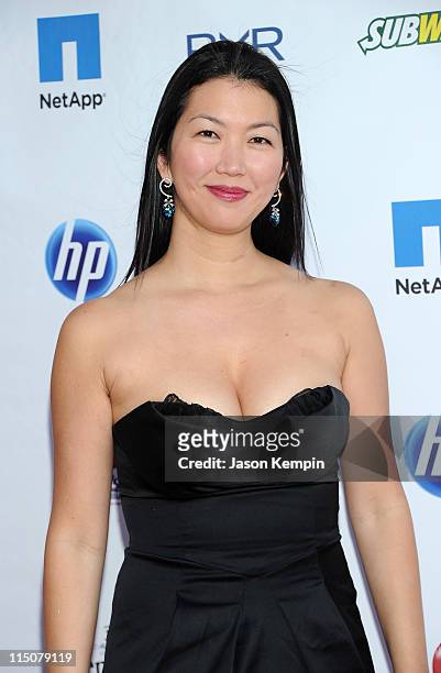 Pool player Jeanette Lee attends NY Giants Justin Tuck's 3rd Annual Celebrity Billiards Tournament at Slate on June 2, 2011 in New York City.