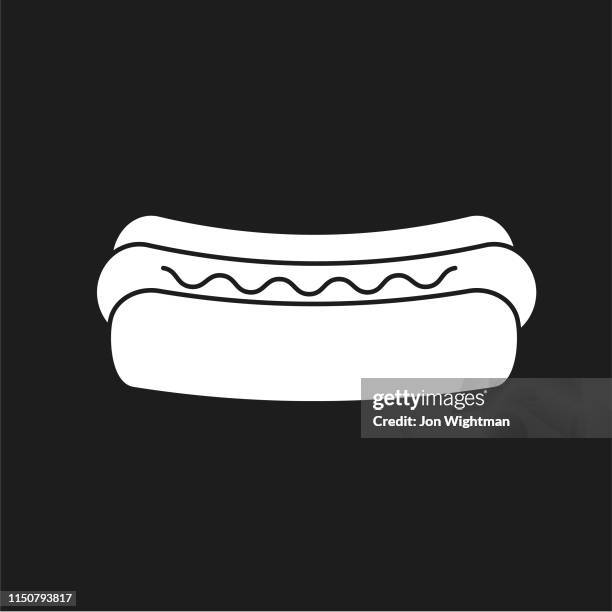 hotdog - flat design bbq - barbecue icon - backyard bbq stock illustrations