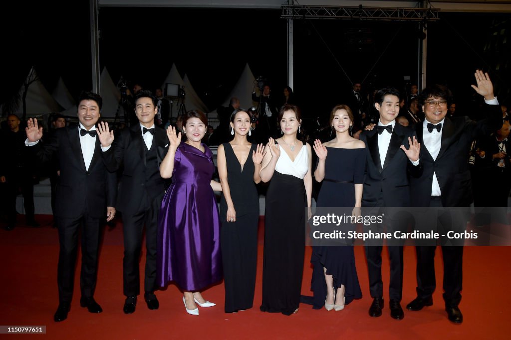 "Parasite" Red Carpet - The 72nd Annual Cannes Film Festival