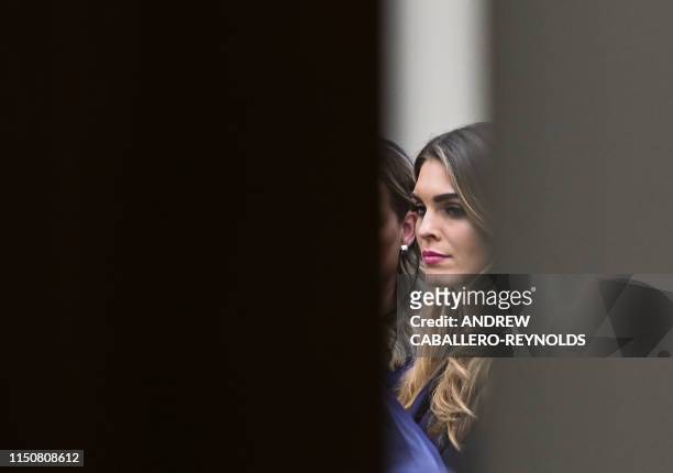 President Trump's former White House Communications Director Hope Hicks sits for a closed door meeting with the House Judiciary Committee in relation...