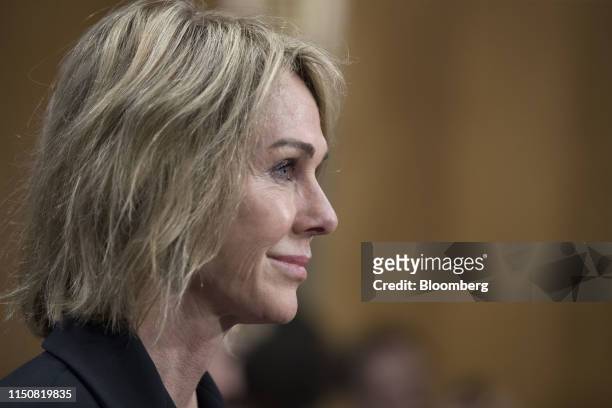 Kelly Craft, U.S. Ambassador to the United Nations nominee for President Donald Trump, listens during a Senate Foreign Relations confirmation hearing...