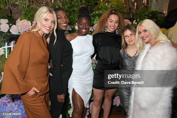 Mollie King, Michaela Coel, Clara Amfo, Ella Eyre, Kathleen Humberstone and Alice Chater celebrate The ELLE List in association with MAGNUM ice cream...