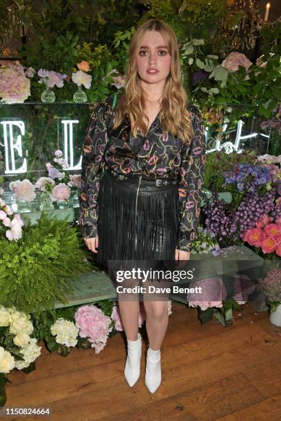 Aimee Lou Wood celebrates The ELLE List in association with MAGNUM ice cream on June 19, 2019 in London, England.