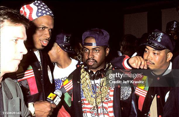 Rap Group 2 Live Crew at the 1990 MTV Video Music Awards at in Los Angeles, California.